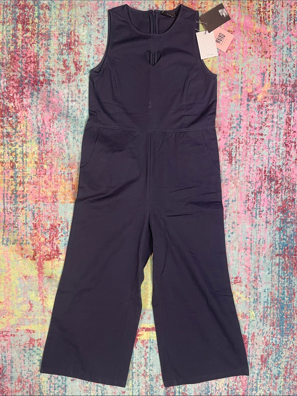 Lazy Oaf Navy Blue Tank Top with Branded Tags